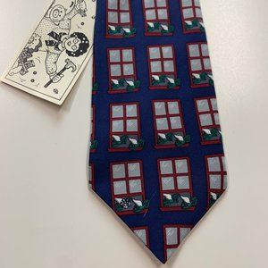 Vicky Davis Money Flies NWT Men's Silk Tie